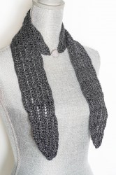 druzy scarf side view